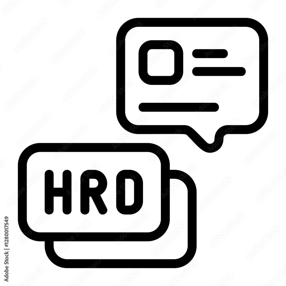 Message Line Icon Message Line Icon