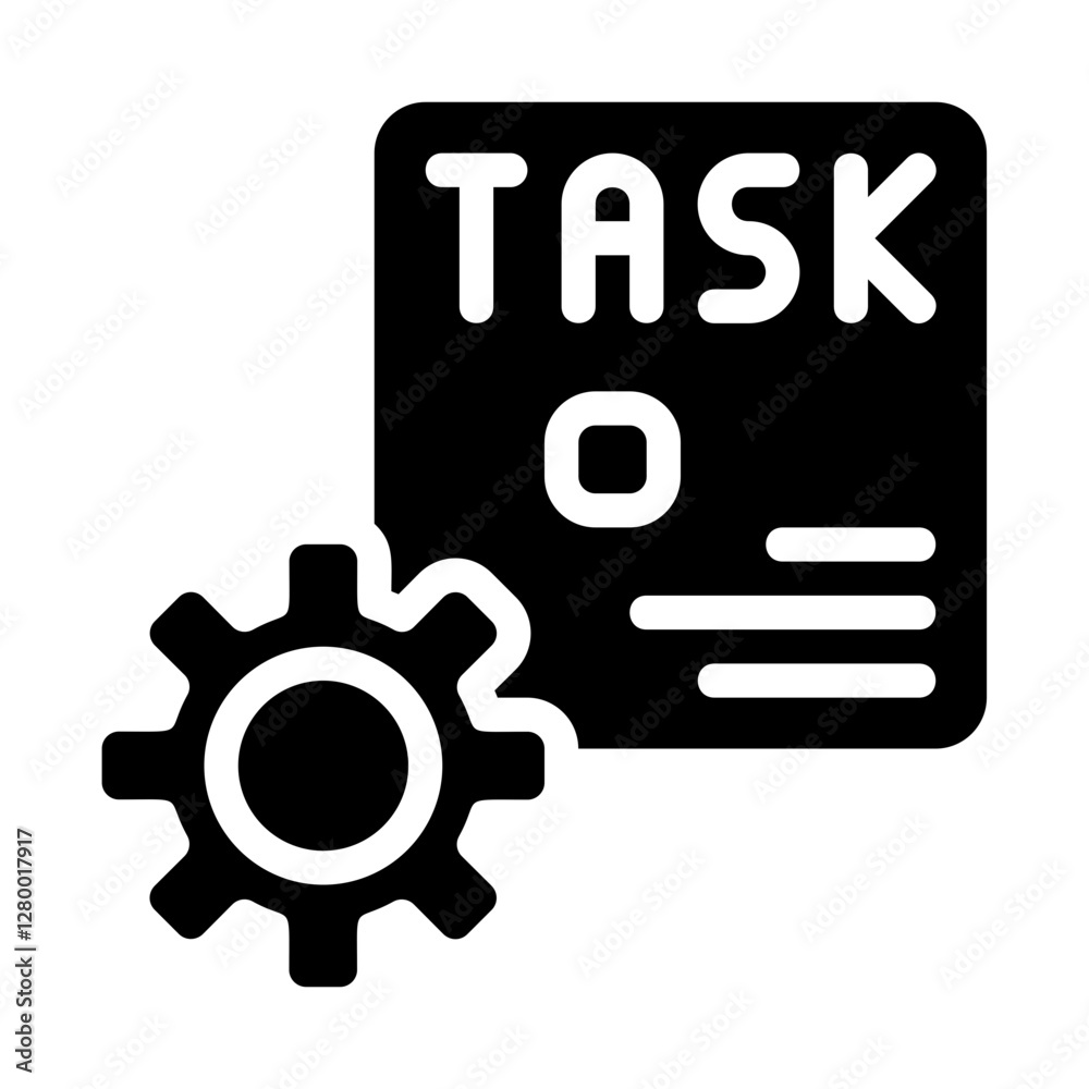 Obraz premium Prioritize Solid Icon