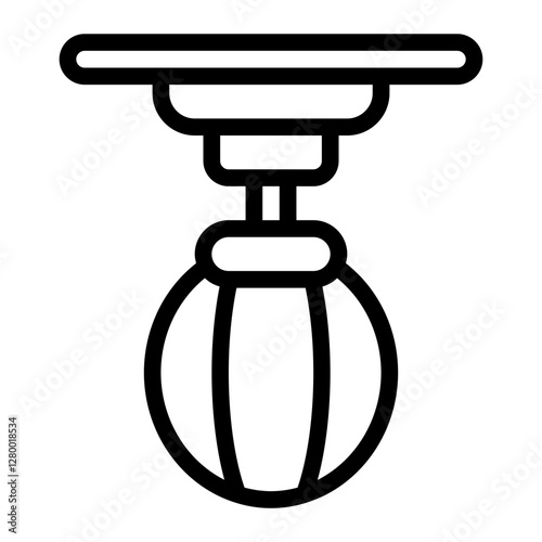 Speed Bag Line Icon
