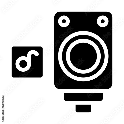 Speaker Solid Icon