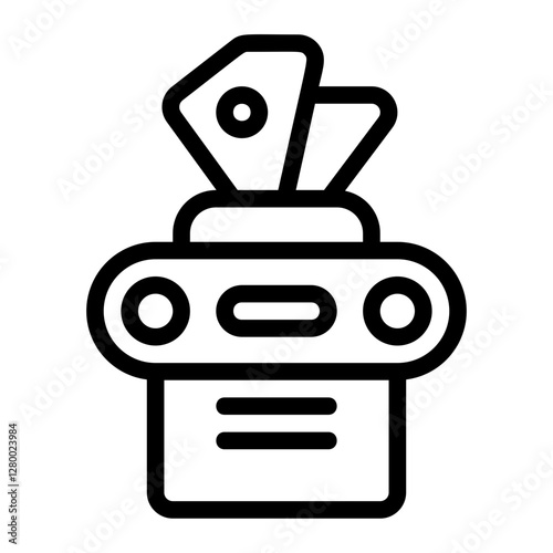 Visual Art Line Icon