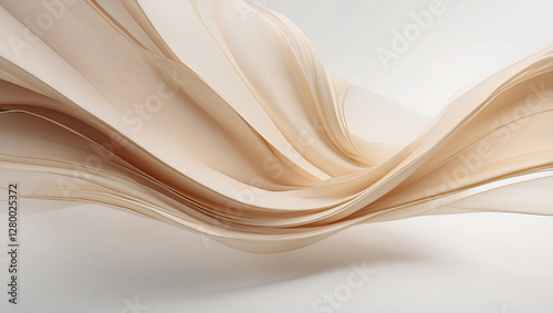Wallpaper Mural Clean White Background with Subtle Warm Beige Tint Torontodigital.ca