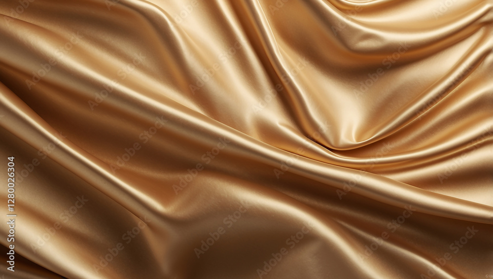 Fototapeta premium Golden Beige Background with Soft Metallic Sheen