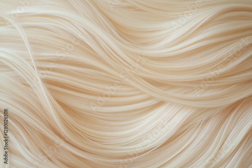 Abstract white flowing texture with soft, wavy strands. Perfect for backgrounds, beauty, fashion, and design projects. Stylish, modern, and elegant composition