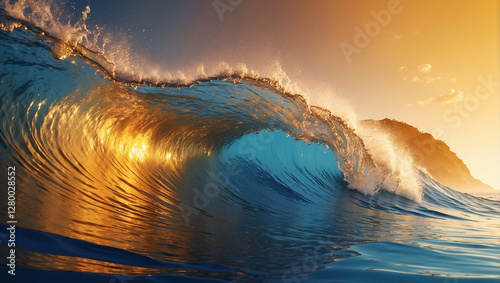 sunrise over the sea