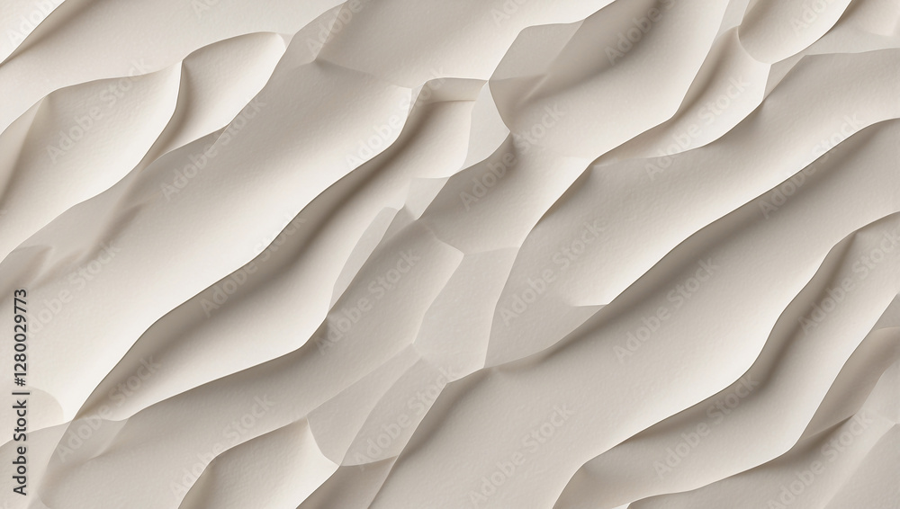 Fototapeta premium Soft Off-White Paper Texture for Elegant Stationery