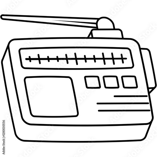 Retro Radio Icon