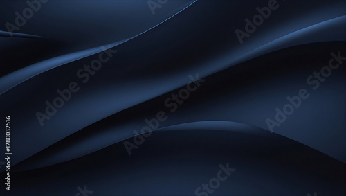 Deep Navy Blue Background with Subtle Soft Gradient