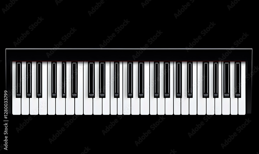 Piano keys glimmer softly, shadows dance around, evoking a serene atmosphere filled with musical potential and quiet introspection. Piano keys glimmer softly, shadows dance around, evoking a serene atmosphere filled with musical potential and quiet introspection.