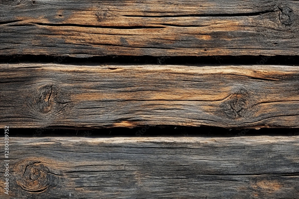 Natural wood texture showcasing rustic beauty with deep grains and knots on a weathered wooden surface Natural wood texture showcasing rustic beauty with deep grains and knots on a weathered wooden surface