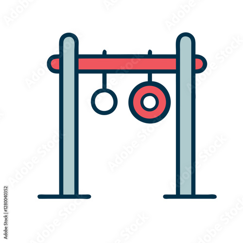 calisthenics gymnastic rings icon