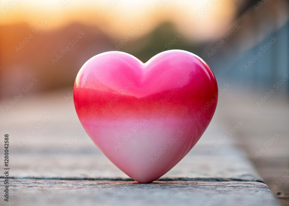Fototapeta premium Gradient Heart