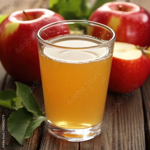 apple juice and apple