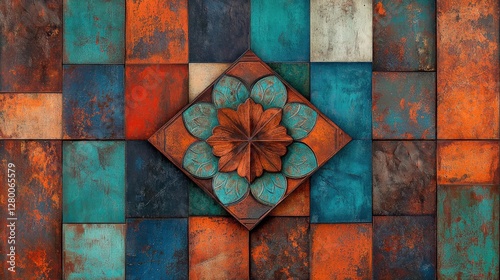 Artistic inspiration vibrant tile designs as interior decorative elements