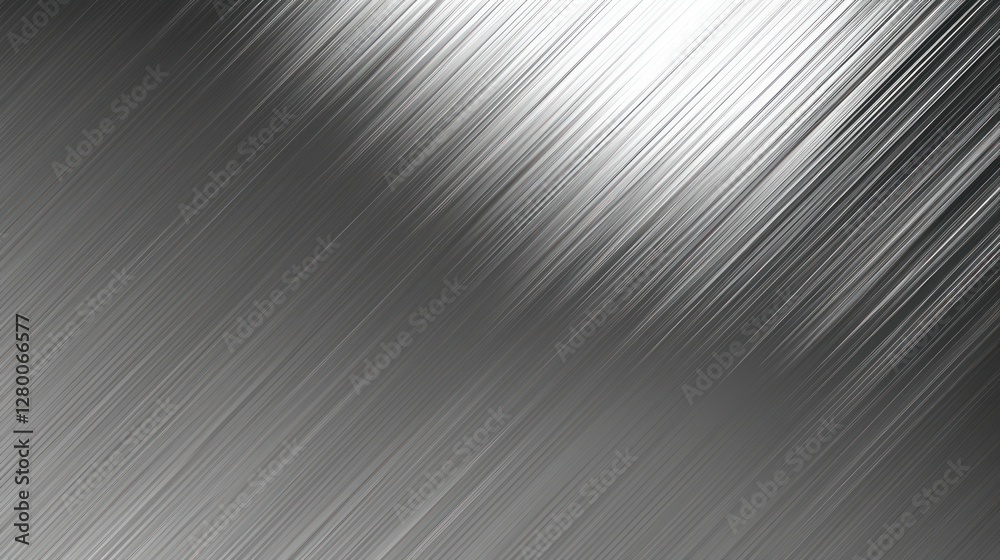 Smooth monotone gradients complement the grainy textures on this metallic gray aluminum surface. Smooth monotone gradients complement the grainy textures on this metallic gray aluminum surface.