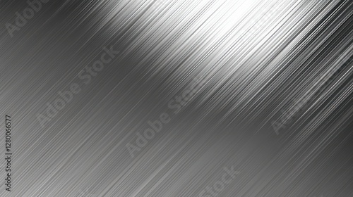 Smooth monotone gradients complement the grainy textures on this metallic gray aluminum surface.