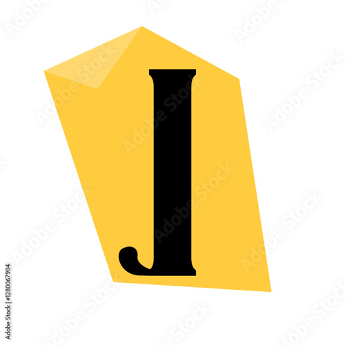 Alphabet Ransom Cut Out Letter I