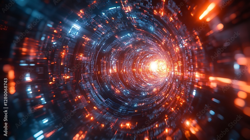 A quantum-powered cyber brain with dynamic light effects, surrounded by intricate holographic patterns and flowing data streams, futuristic atmosphere illuminated by soft neon glows, A quantum-powered cyber brain with dynamic light effects, surrounded by intricate holographic patterns and flowing data streams, futuristic atmosphere illuminated by soft neon glows,