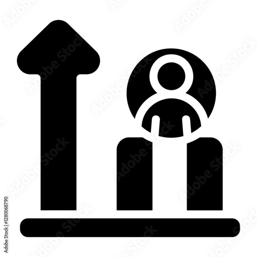 Coach development Solid Icon