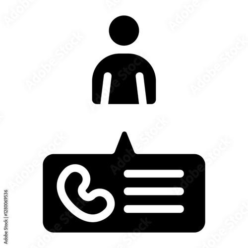 Dialogue Solid Icon