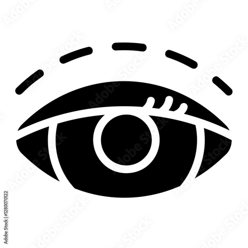 Eyelid surgery Solid Icon