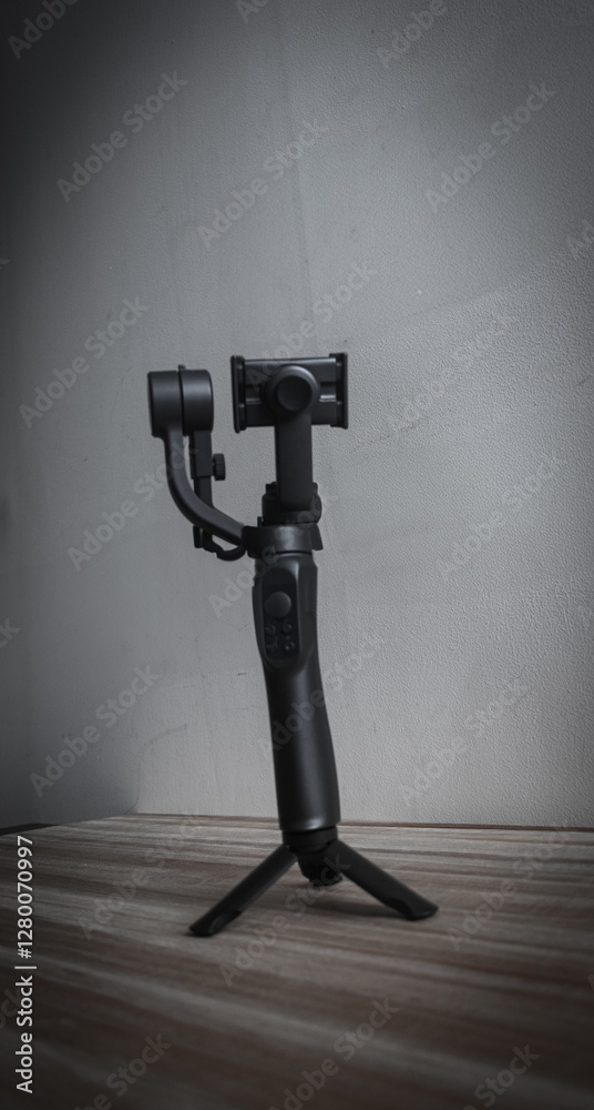 Naklejka premium camera on tripod