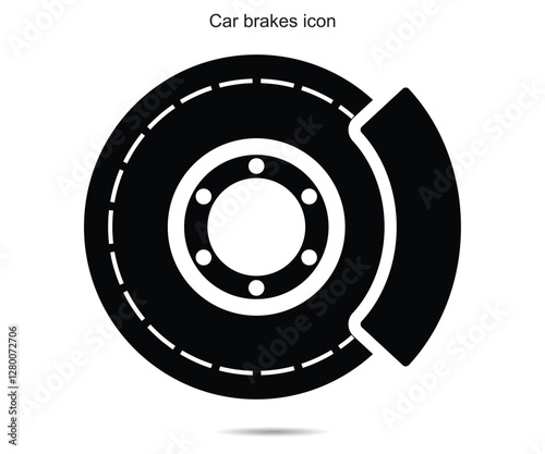 Car brakes icon