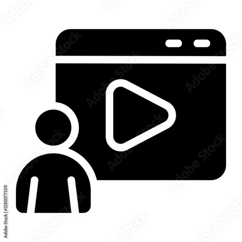 Review video Solid Icon