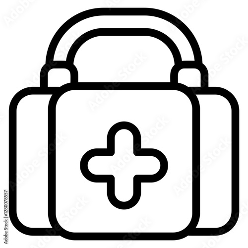 Urgent medical Line Icon