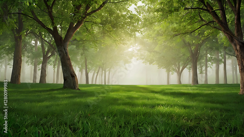 Beautiful and simple background of green
