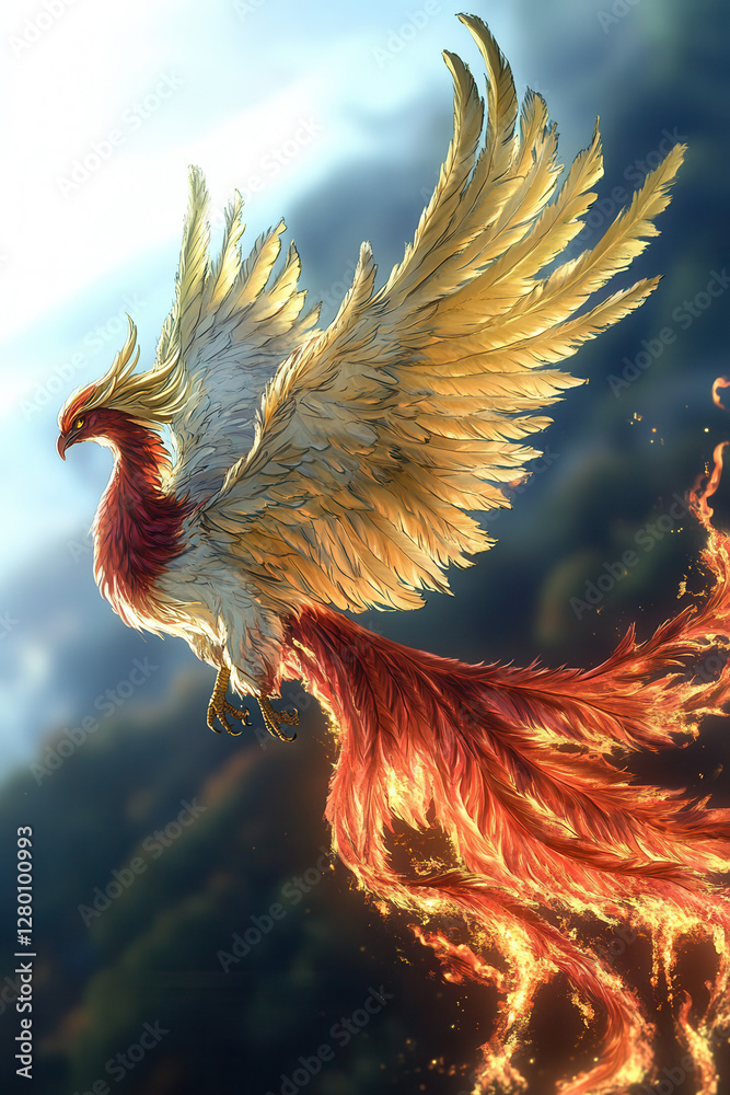 Obraz premium 浮世絵／鳳凰 Phoenix フェニックス 