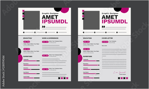 Resume CV. Clean Resume Layout, Minimalist resume cv template, Resume design template