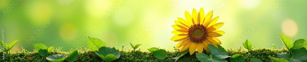 sunflower stem losing its bright green leaves, brown, life cycle sunflower stem losing its bright green leaves, brown, life cycle