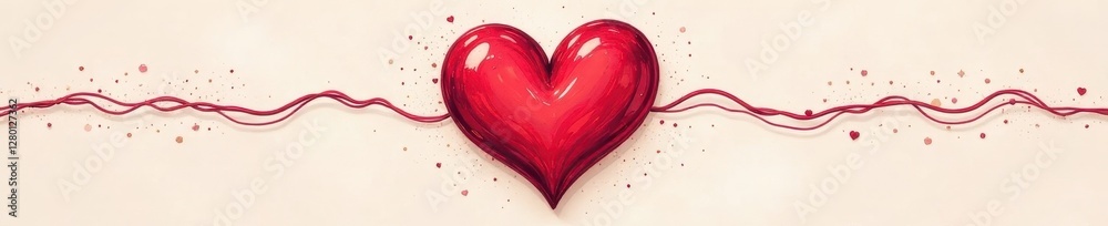 Boldly drawn heart, thick lines, clean background , strong, simple, bold Boldly drawn heart, thick lines, clean background , strong, simple, bold
