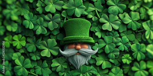 Obraz na płótnie st patricks day magic eye stereogram