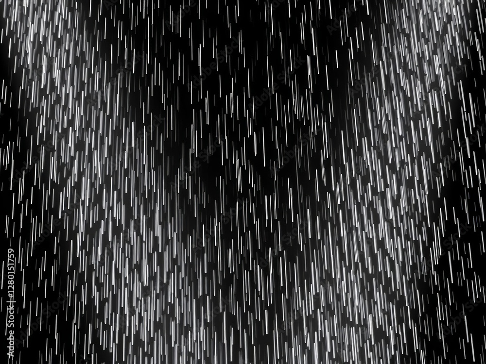 Slow motion falling raindrops animation on black background in black and white, perfect for digital composition and projection mapping, black and white, rain Slow motion falling raindrops animation on black background in black and white, perfect for digital composition and projection mapping, black and white, rain