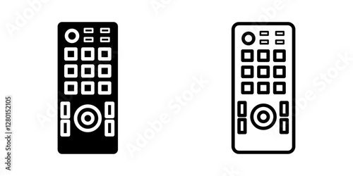 Remote icon on white background