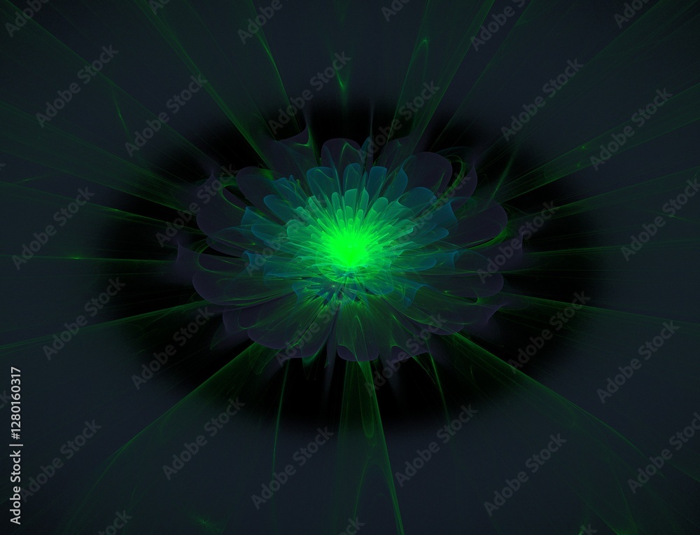 Fototapeta premium Imaginatory fractal abstract background Image