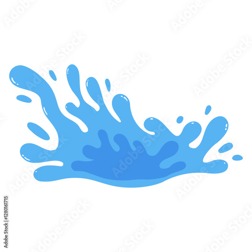 Hand drawn water illustration