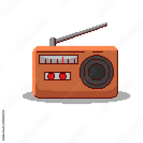 Radio pixel art