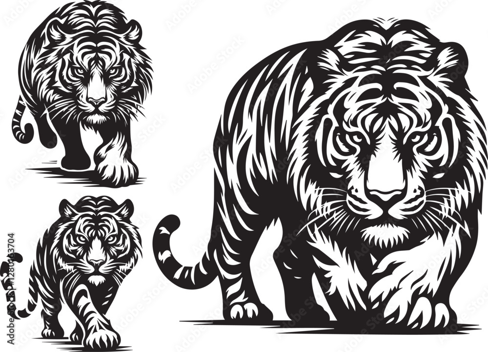 tiger vector illustration tiger vector illustration