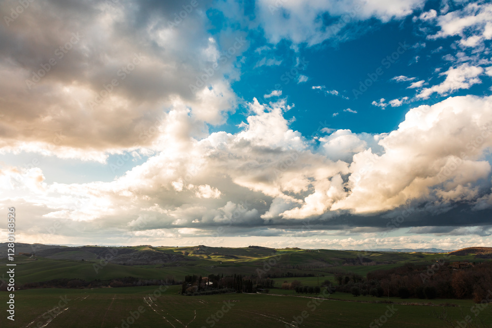 Afternoon colors in Tuscany