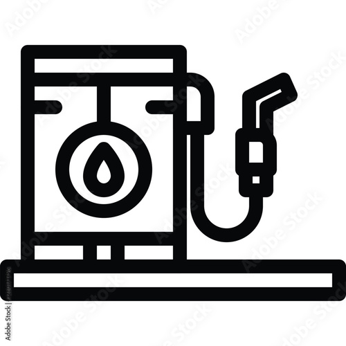 Gas station vector icon
