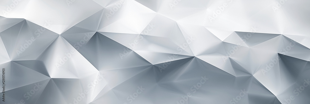 Obraz premium white background with a lot of triangles. The triangles are all different sizes and angles. The image has a very abstract and geometric feel to it