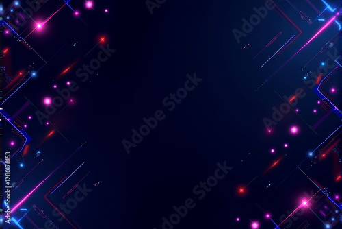 Artificial intelligence theme illustration background