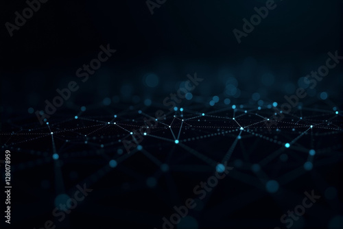 A dynamic AI data stream background with glowing particles, abstract patterns, and futuristic flowing digital elements...