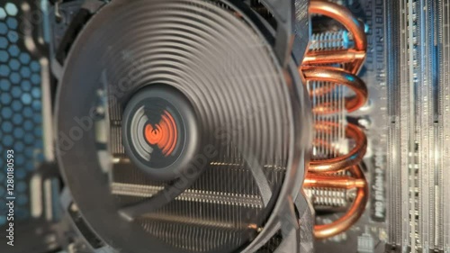 close-up of the cooler