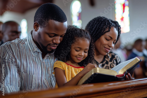 Children's and parent prayed for faith.