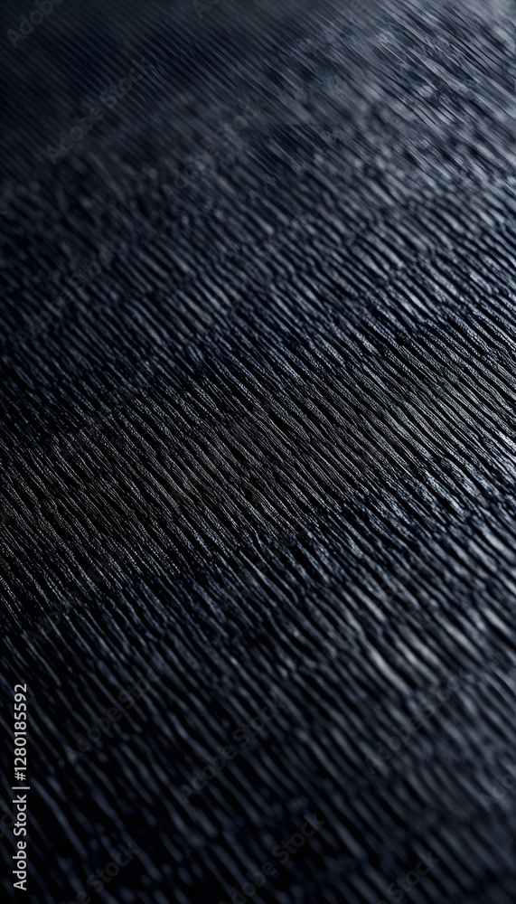 Close up view of dark textured grainy surface material Close up view of dark textured grainy surface material