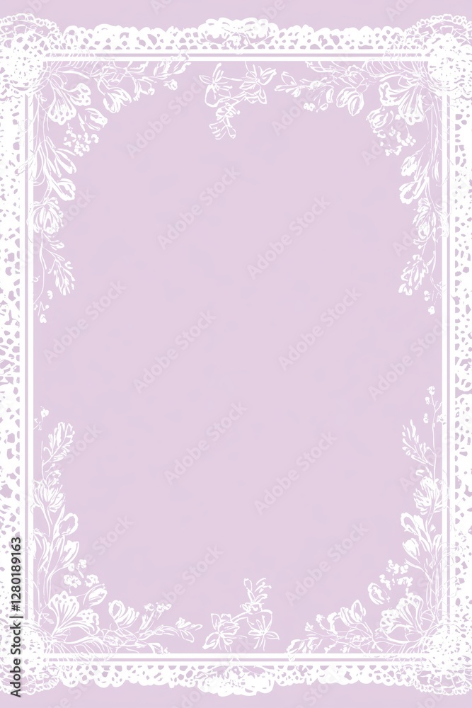 Decorative lace border background poster template Decorative lace border background poster template